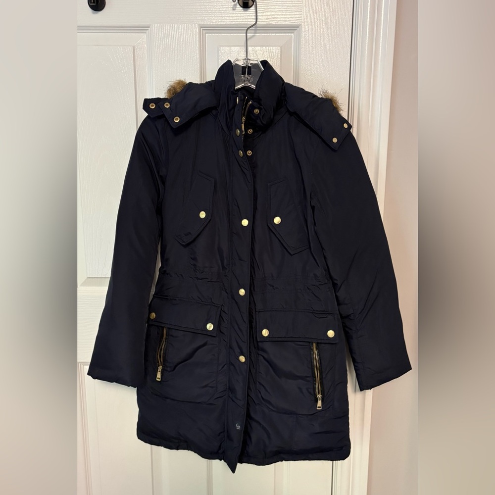Very Warm Navy Cole Haan Parka